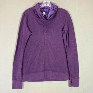 Lululemon Purple cowl sweater size 8